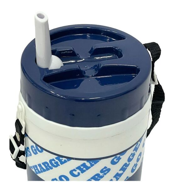 NFL Los Angeles Chargers Plastic Thermos with Strap, 1 Liter - Picture 4 of 7